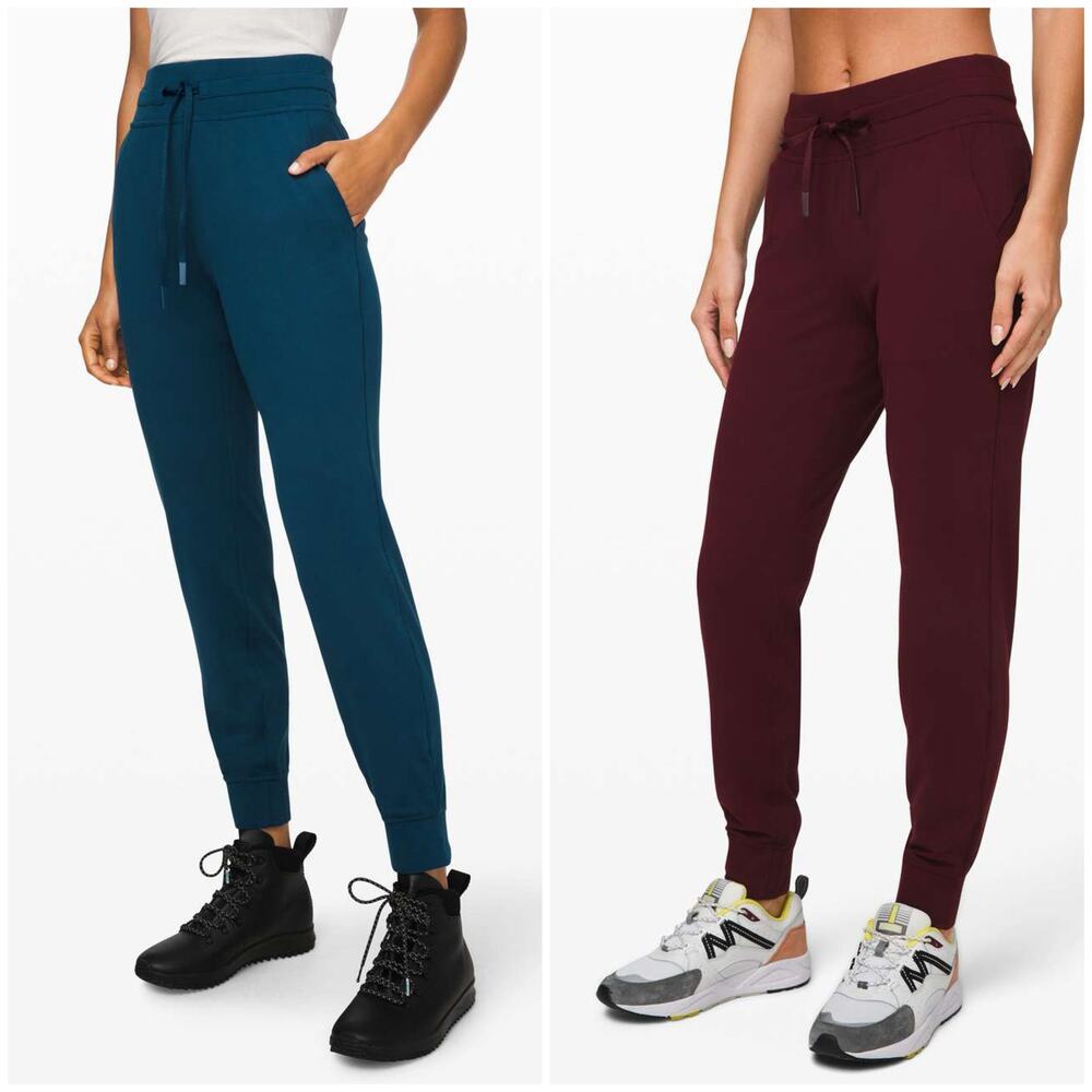 Lululemon Ready To Rulu Pant Size 12 2pc Set Garnet Red Night Diver Teal As-Is*